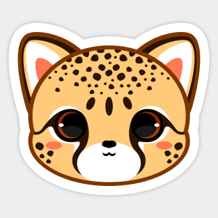 Cute Cheetah Sticker